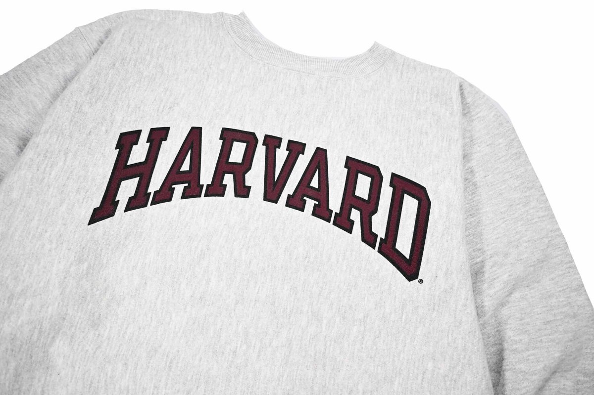画像2: 90s Deadstock Champion Reverse Weave Sweat Hoodie "Harvard" (2)