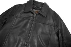 画像3: Used Wilsons Leather Leather Coat Black (3)