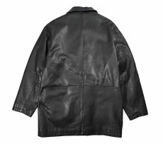 画像2: Used Wilsons M.Julian Leather Coat Black (2)