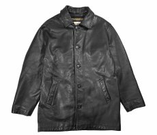 画像1: Used Wilsons M.Julian Leather Coat Black (1)