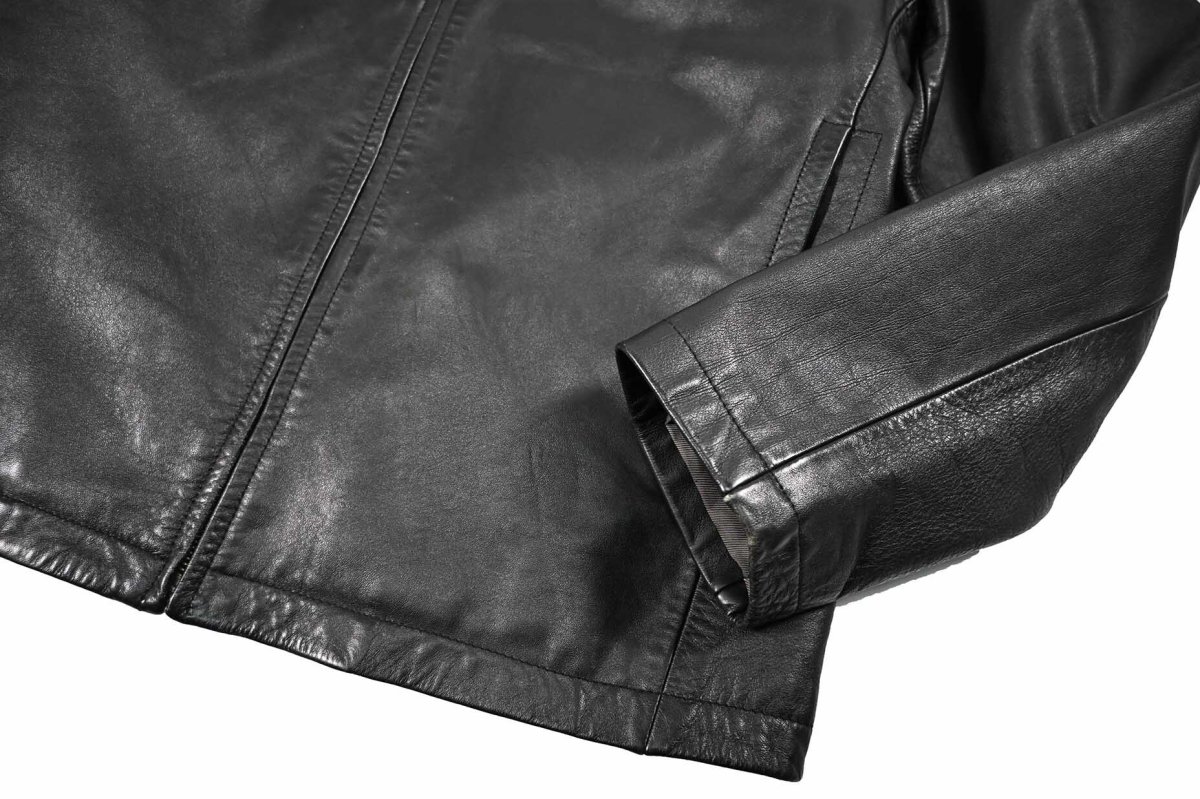 画像4: Used Gap Leather Jacket Black (4)