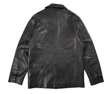 画像2: Used Levi's Faux Leather Jacket Dark Brown (2)