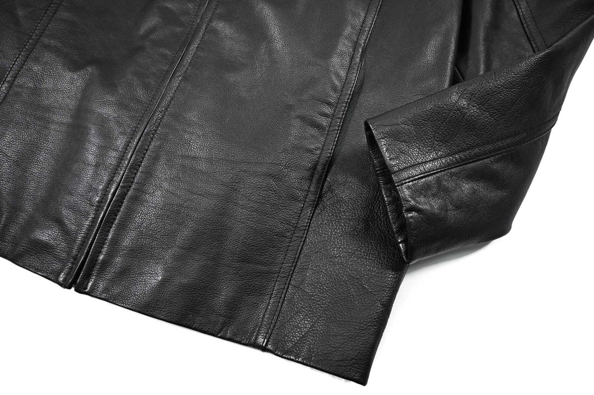 画像4: Used Wilsons Leather Leather Coat Black (4)