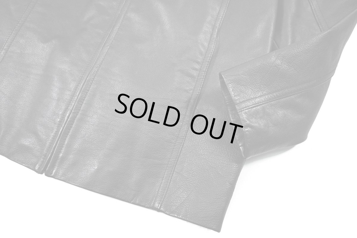 画像4: Used Wilsons Leather Leather Coat Black (4)