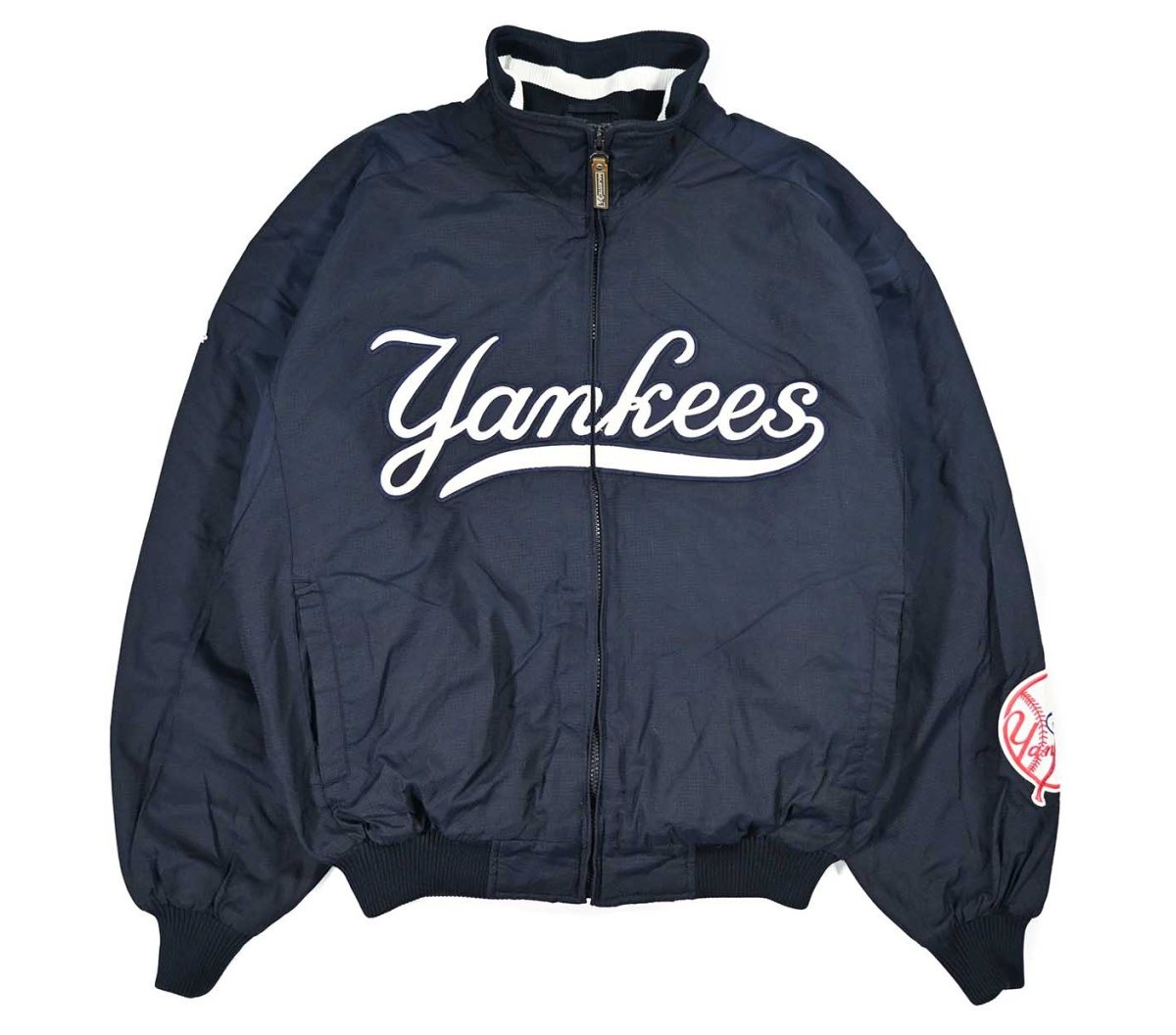 画像1: Used Majestic New York Yankees Shelled Fleece Jacket (1)