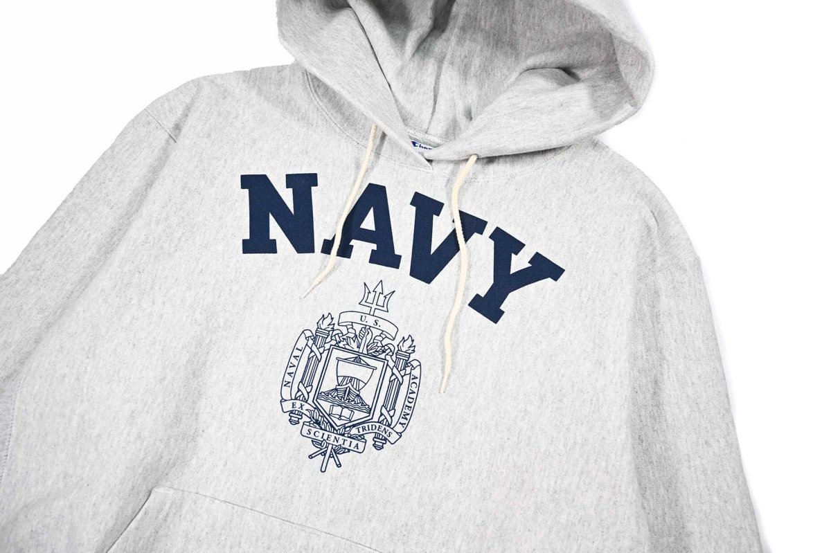 画像2: Deadstock Champion Reverse Weave Sweat Hoodie "USNA" (2)