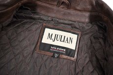 画像6: Used Wilsons M.Julian Leather Coat Brown (6)