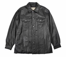 画像1: Used Wilsons M.Julian Leather Jacket Black (1)