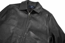 画像3: Used Gap Leather Jacket Black (3)