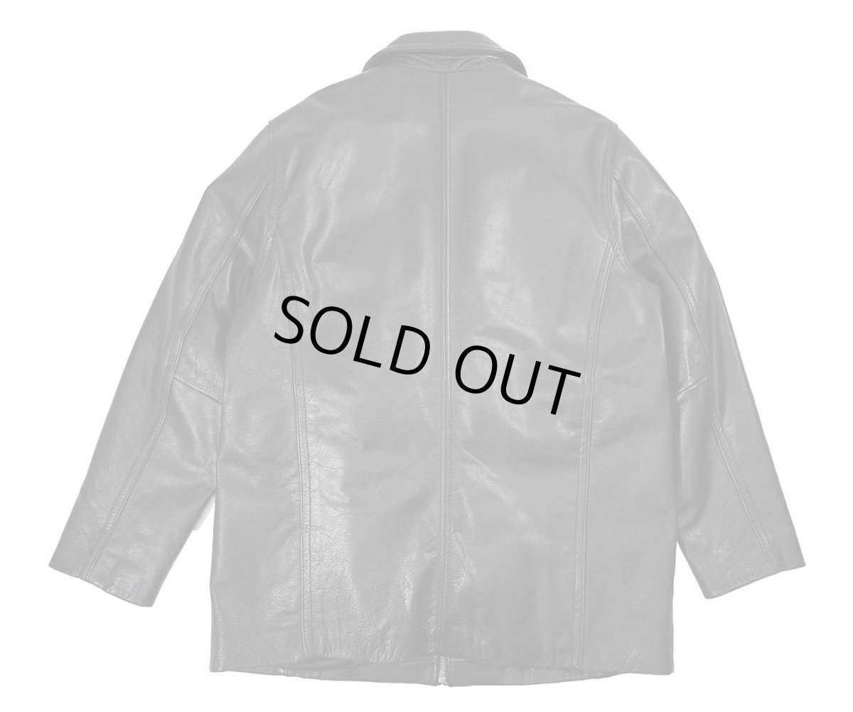 画像2: Used Wilsons Leather Leather Coat Black (2)