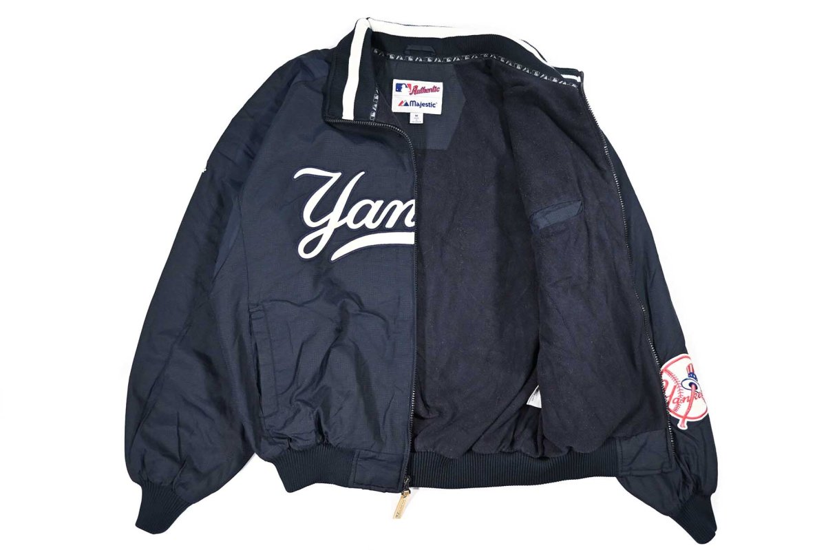 画像6: Used Majestic New York Yankees Shelled Fleece Jacket (6)