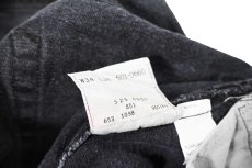 画像8: 98' Used Levi's 501 Denim Pants Black made in USA リーバイス (8)