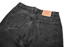 画像4: 01' Used Levi's 505 Denim Pants Black リーバイス (4)