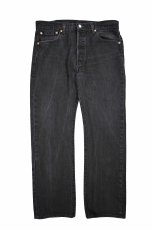 画像1: Used Levi's 501 Denim Pants Black リーバイス (1)