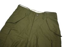画像2: 60s Deadstock Us Army M-65 Field Pants Olive Aluminum Zipper (2)