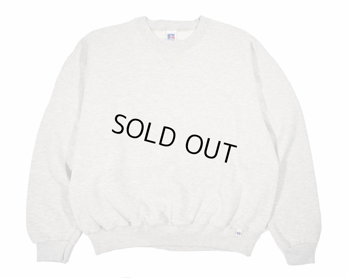 画像1: Used Russell Athletic Blank Sweat Shirt Oatmeal (1)