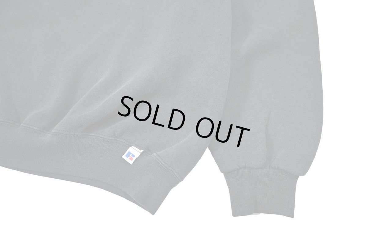 画像3: Used Russell Athletic Blank Sweat Shirt Black (3)