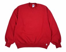 画像1: Used Russell Athletic Blank Sweat Shirt Burgundy made in USA (1)