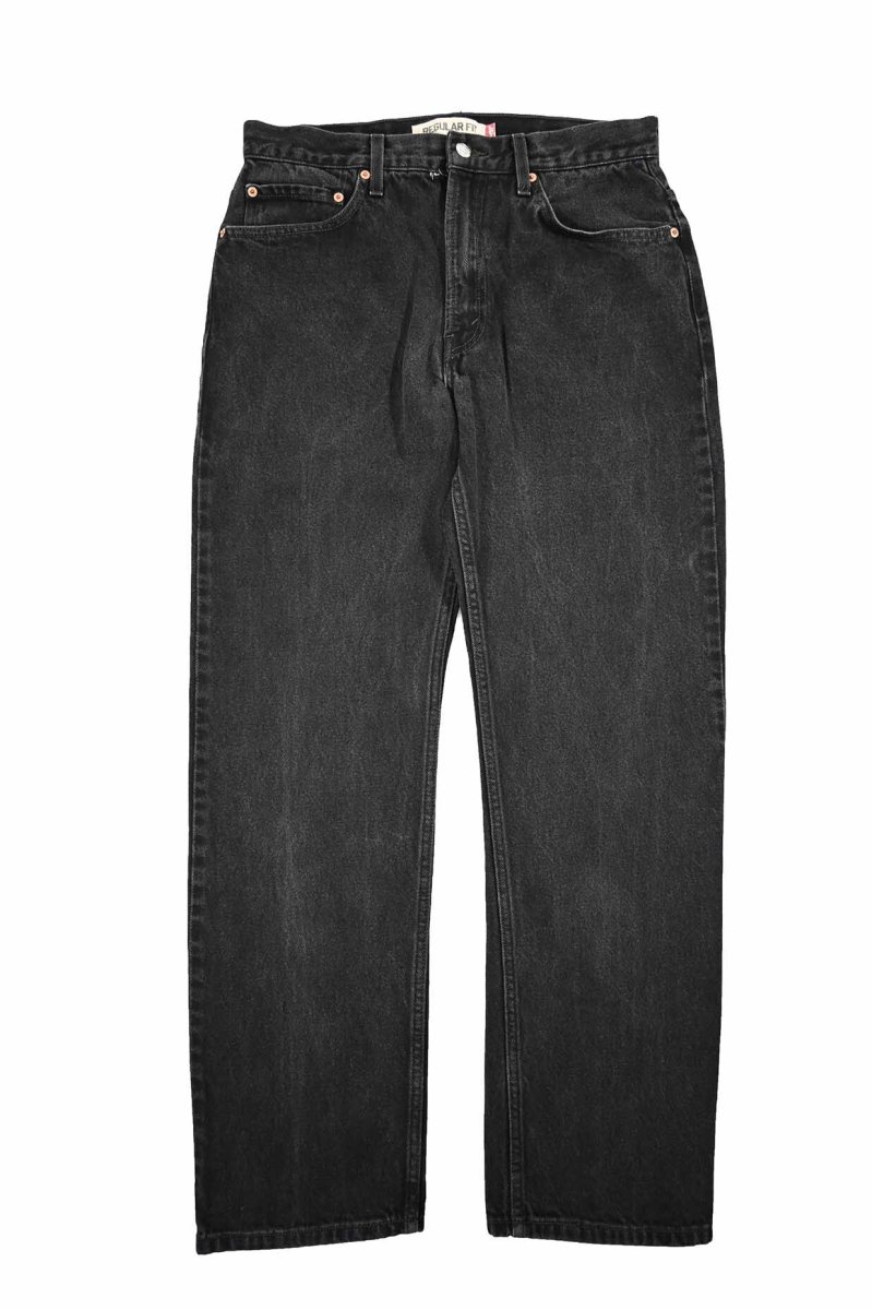 画像1: Used Levi's 505 Denim Pants Black リーバイス (1)