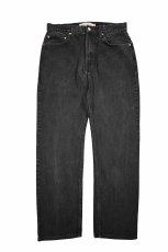 画像1: Used Levi's 505 Denim Pants Black リーバイス (1)