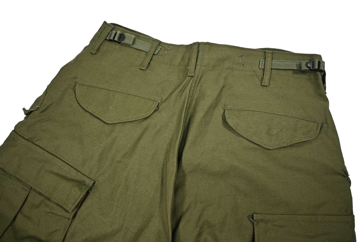 画像4: 60s Deadstock Us Army M-65 Field Pants Olive Aluminum Zipper (4)