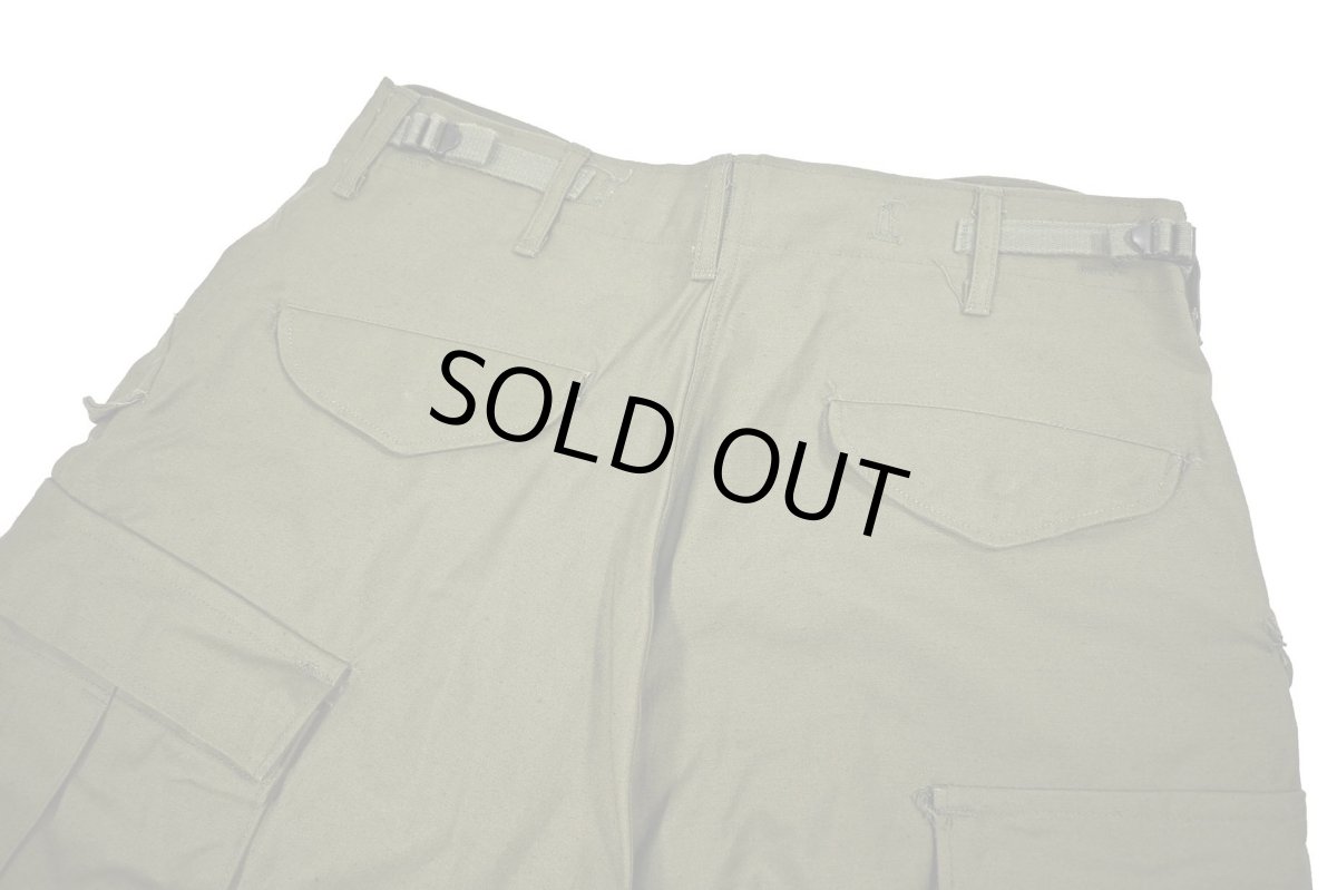 画像4: 60s Deadstock Us Army M-65 Field Pants Olive Aluminum Zipper (4)