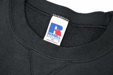 画像4: Used Russell Athletic Blank Sweat Shirt Black (4)