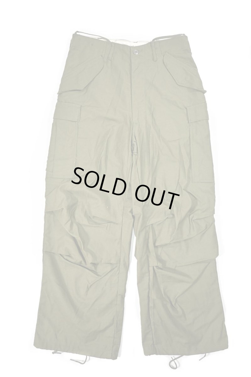 画像1: 60s Deadstock Us Army M-65 Field Pants Olive Aluminum Zipper (1)