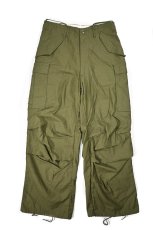画像1: 60s Deadstock Us Army M-65 Field Pants Olive Aluminum Zipper (1)