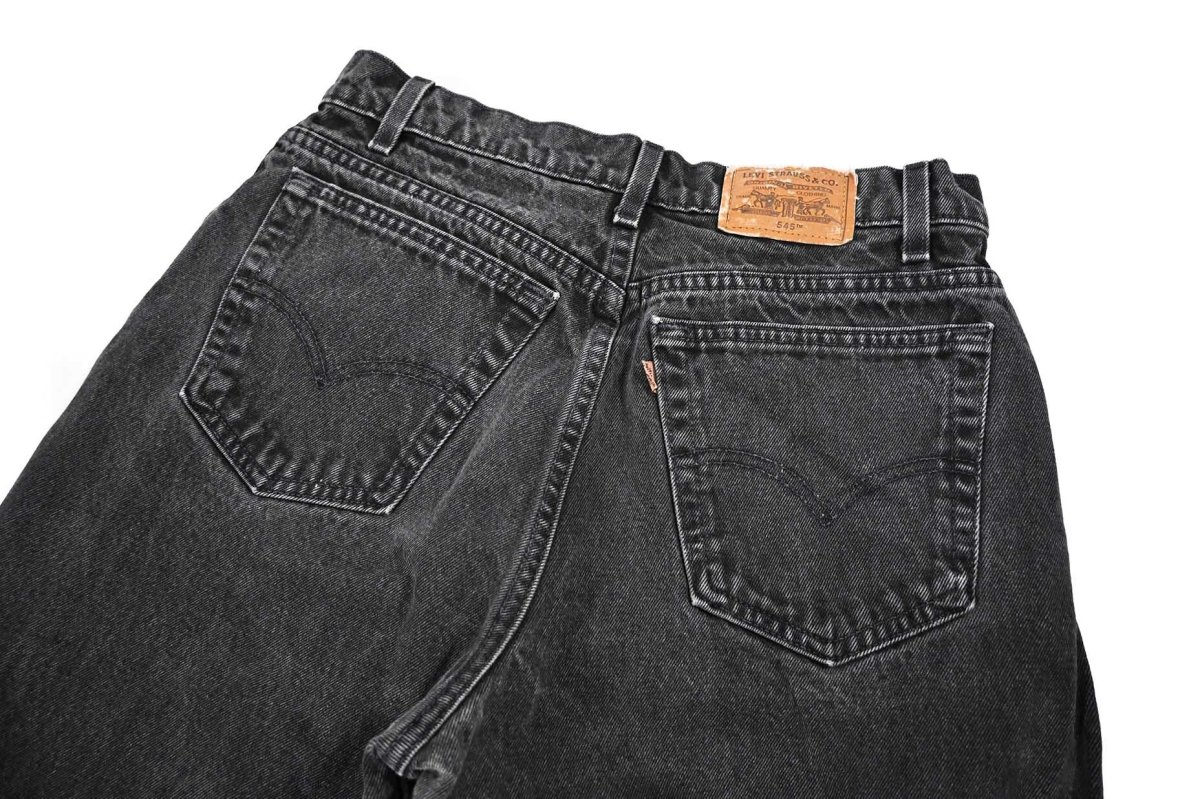 画像4: 98' Used Levi's 545 Denim Pants Black made in USA リーバイス (4)