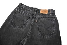 画像4: 98' Used Levi's 545 Denim Pants Black made in USA リーバイス (4)