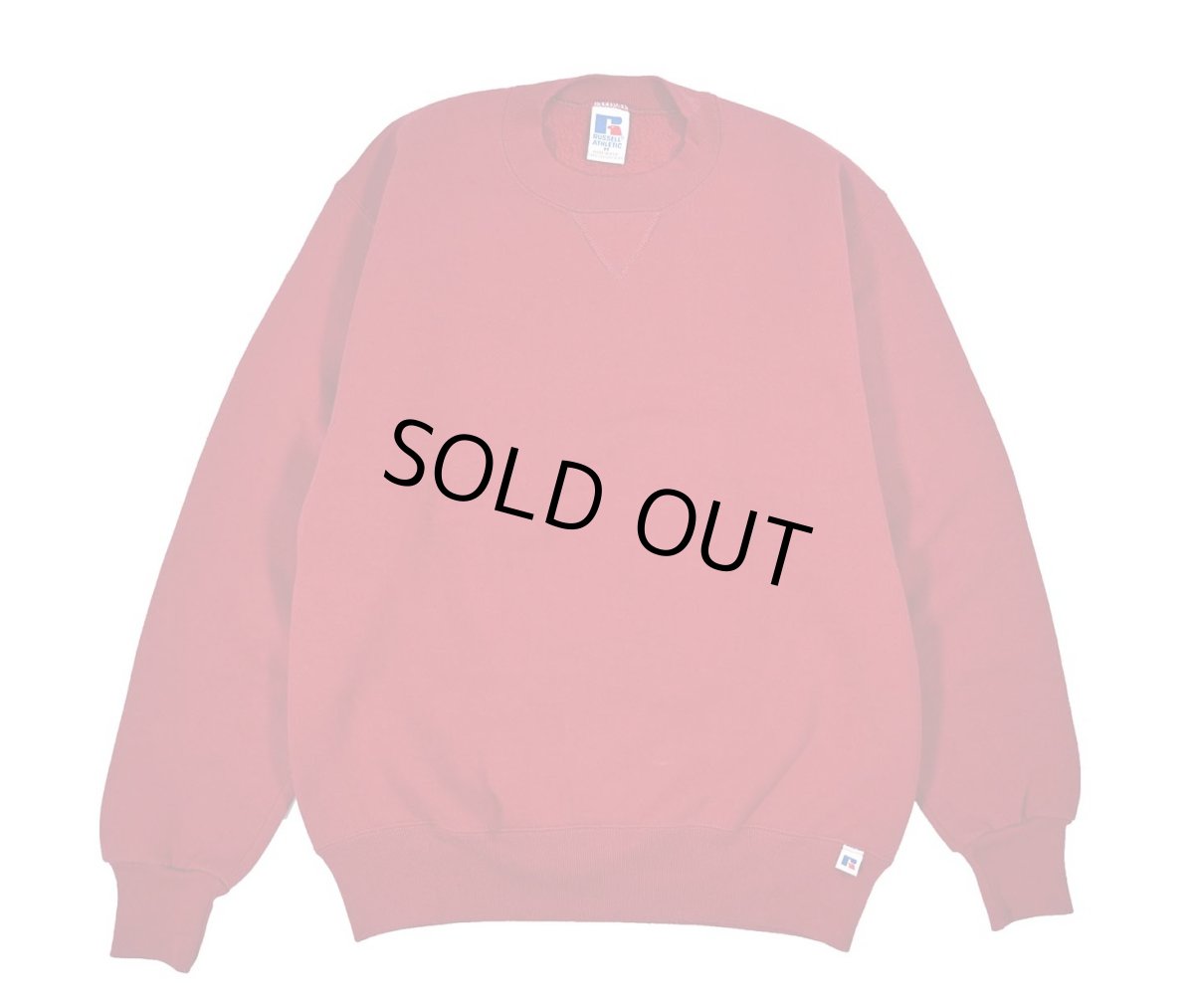 画像1: Used Russell Athletic Blank Sweat Shirt Burgundy made in USA (1)