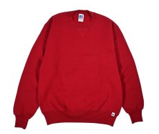 画像1: Used Russell Athletic Blank Sweat Shirt Burgundy made in USA (1)