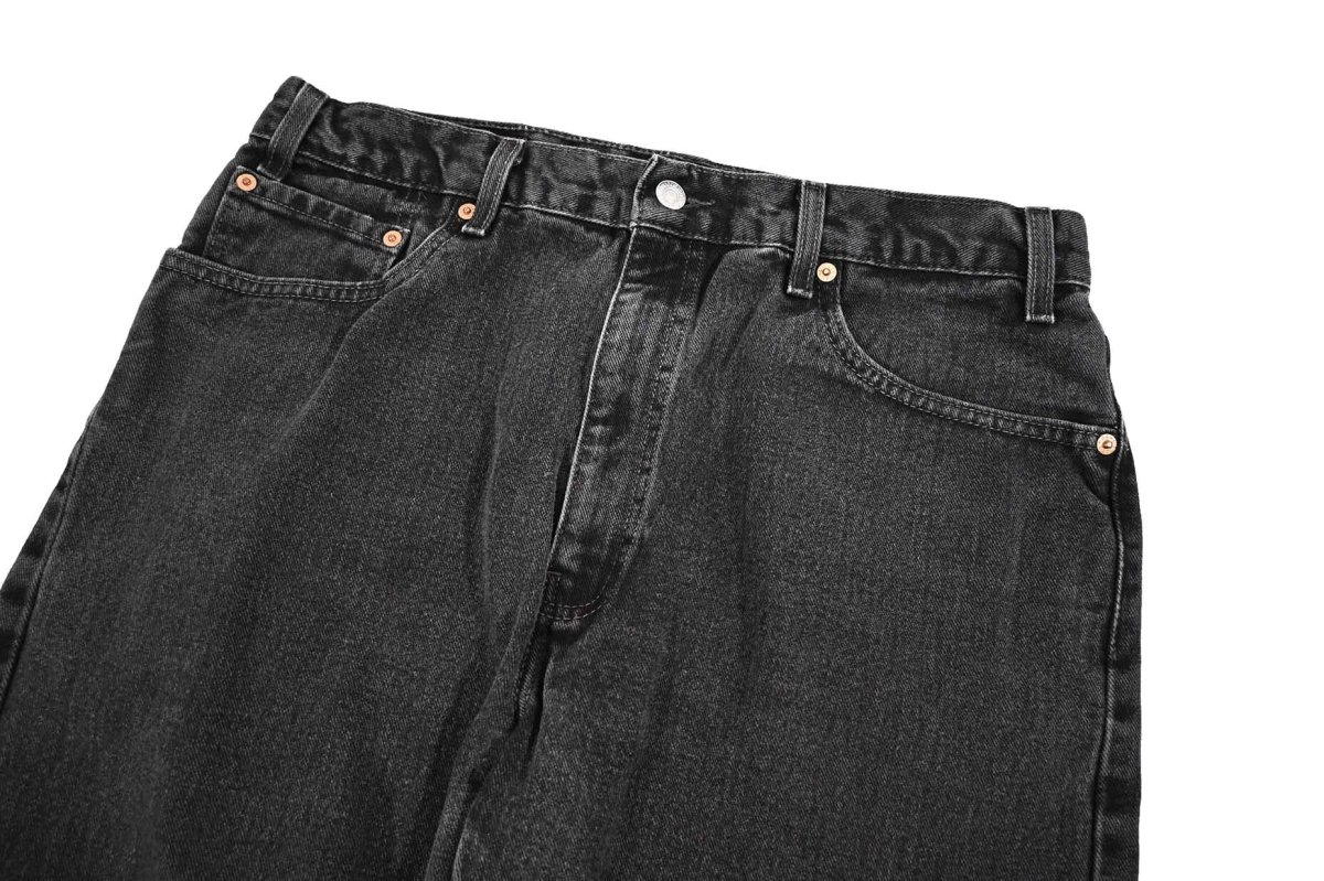 画像2: 01' Used Levi's 505 Denim Pants Black リーバイス (2)
