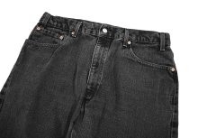 画像2: 01' Used Levi's 505 Denim Pants Black リーバイス (2)