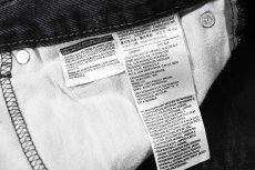 画像7: Used Levi's 505 Denim Pants Black リーバイス (7)