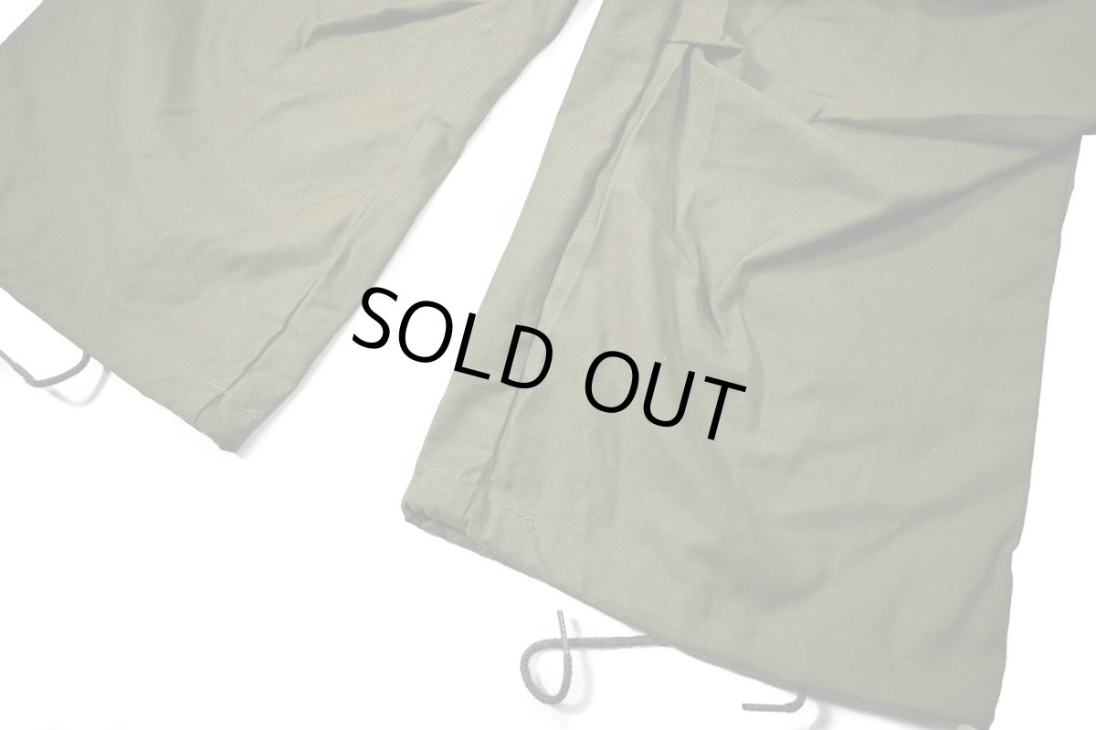 画像3: 60s Deadstock Us Army M-65 Field Pants Olive Aluminum Zipper (3)