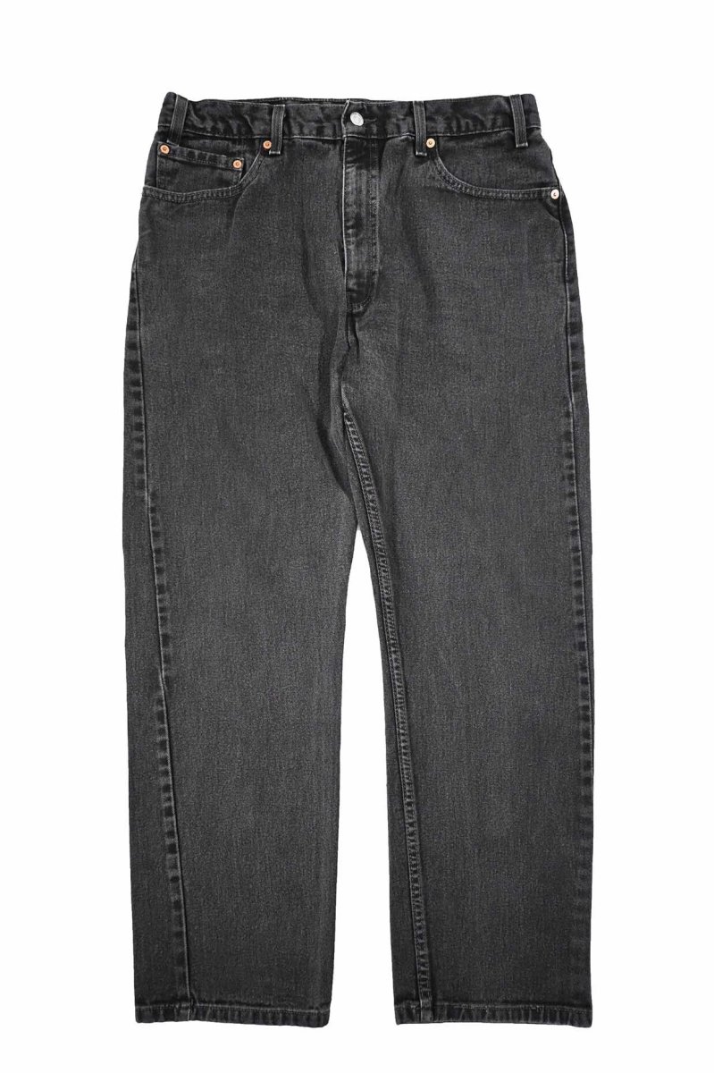 画像1: 01' Used Levi's 505 Denim Pants Black リーバイス (1)