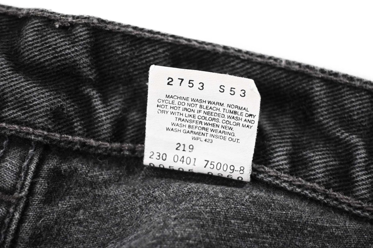 画像8: 01' Used Levi's 505 Denim Pants Black リーバイス (8)