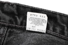 画像8: 01' Used Levi's 505 Denim Pants Black リーバイス (8)