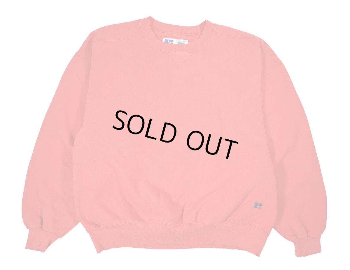 画像1: Used Russell Athletic Blank Sweat Shirt Red made in USA (1)