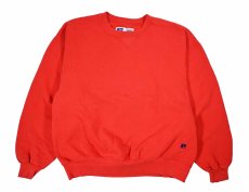 画像1: Used Russell Athletic Blank Sweat Shirt Red made in USA (1)
