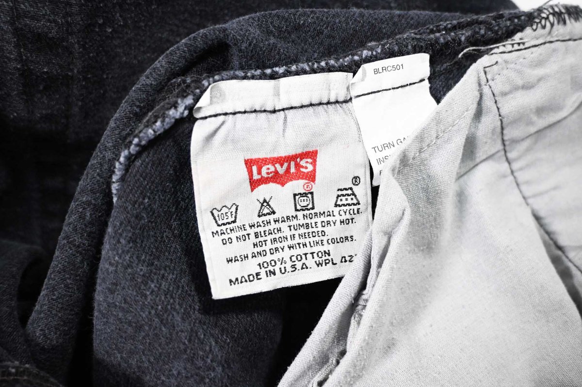 画像7: 98' Used Levi's 501 Denim Pants Black made in USA リーバイス (7)