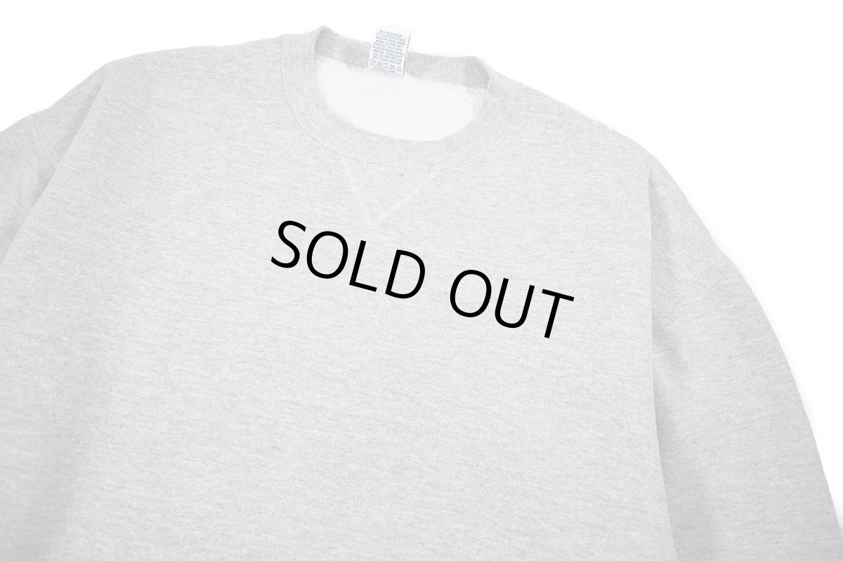 画像2: Used Russell Athletic Blank Sweat Shirt Grey made in USA (2)