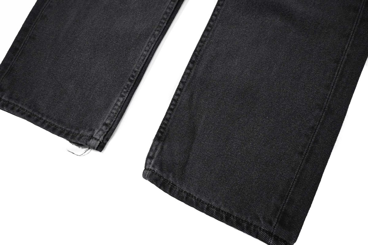 画像3: Used Levi's 505 Denim Pants Black リーバイス (3)
