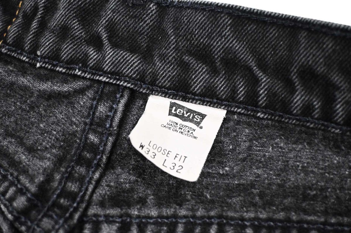画像7: 98' Used Levi's 545 Denim Pants Black made in USA リーバイス (7)