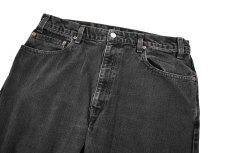 画像2: 01' Used Levi's 505 Denim Pants Black リーバイス (2)