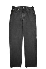 画像1: 01' Used Levi's 501 Denim Pants Black made in USA リーバイス (1)