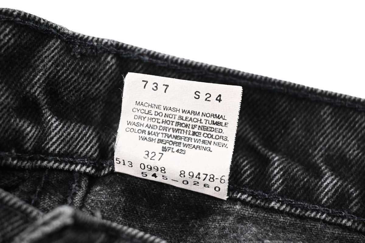 画像8: 98' Used Levi's 545 Denim Pants Black made in USA リーバイス (8)