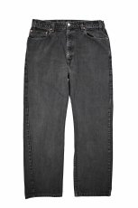 画像1: 01' Used Levi's 505 Denim Pants Black リーバイス (1)
